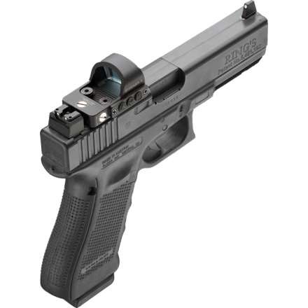 Co-Witness front sight and height-adjustable...