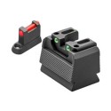 Co-Witness front sight and height-adjustable rear sight with fiber set for CZ P10 OR - LPA