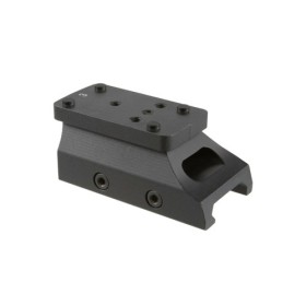 Universal picatinny rail mount for low-profile dot optics...