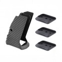 Track grip +3 alluminium base pad in polymer for CZ Shadow 2 Compact - Toni System