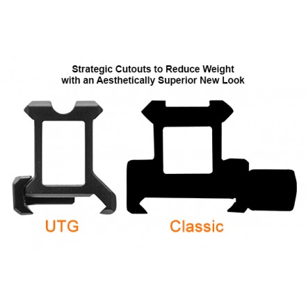Rialzo 1" Super Slim - Varie Misure Picatinny - UTG Leapers