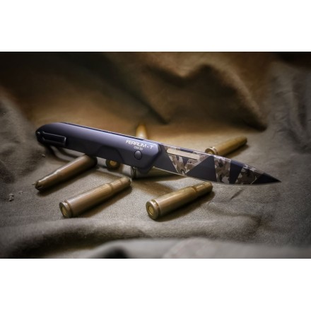 Coltello pieghevole Ferrum T Black Warfare -...
