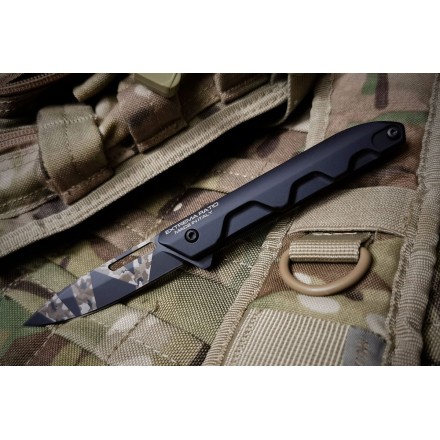 Folding knife Ferrum T Black Warfare - Extrema...