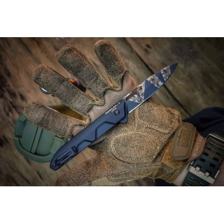 Folding knife Ferrum T Black Warfare - Extrema...