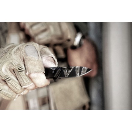 Folding knife Ferrum T Black Warfare - Extrema...