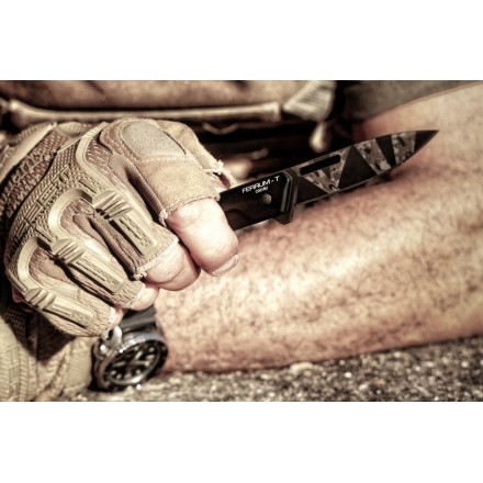Folding knife Ferrum T Black Warfare - Extrema...