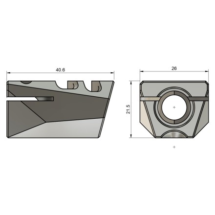 Compensatore per pistole Cal. 9mm - Armanov