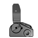 Folding Precision Front and Rear Sights Lumin for AR15, Picatinny Attachment, Aluminum - KMR