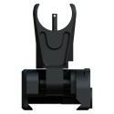 Folding Precision Front and Rear Sights Lumin for AR15, Picatinny Attachment, Aluminum - KMR