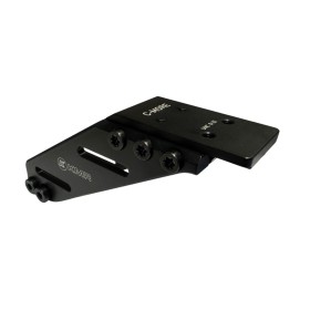 Optic mount set for red dot C-More for KMR guns with rail...