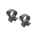Coppia Anelli Picatinny a Medio Profilo per Montaggio Ottica, D 30mm X-ACCU (Altezza 1.25") - Vector Optics