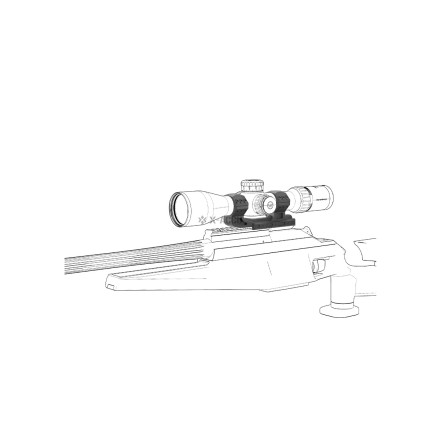 34mm Cantilever 0MOA High Picatinny Mount, 1.6"...