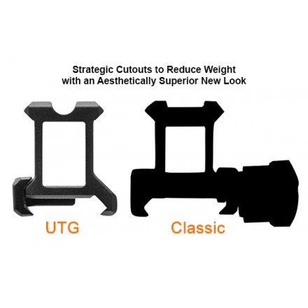 Rialzo 1" Super Slim - 3 Slot Picatinny - UTG Leapers