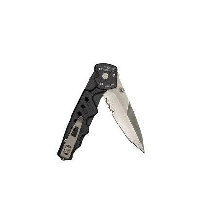 Folding knife Caimano Nero N.A. Satin, black -...
