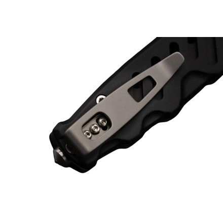 Folding knife Caimano Nero N.A. Satin, black -...