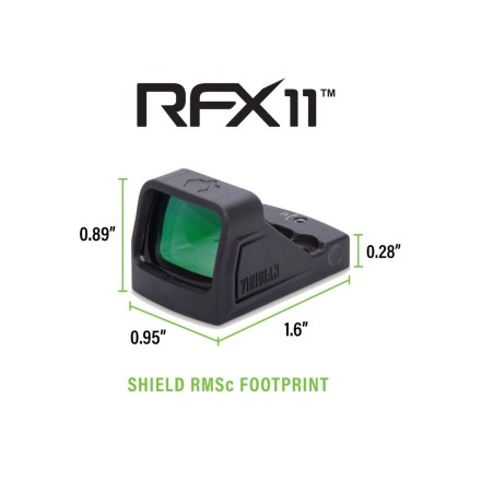 Green dot RFX11, 1x16, 3 MOA - Viridian