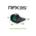 Green dot RFX35, 1x22, 3 MOA - Viridian