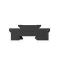 Base adattatore scina 11mm bassa per Aimpoint Acro - Vector Optics