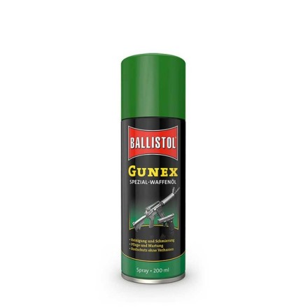 Gunex oil for guns, spray 200ml - Ballistol