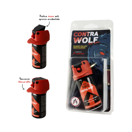 CONTRA-WOLF spray di difesa contro i lupi, 60gr