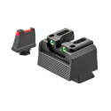 Co-Witness front sight and height-adjustable rear sight with fiber set for Glock OR - LPA