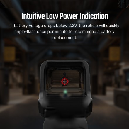 Red dot Osight C, multireticle 3/32 MOA - Olight