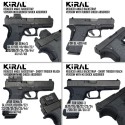 Reduced angle and shock-absorber backstrap for Glock 17/19 Gen 4/5 - Lok Grips