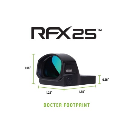 Green dot RFX25, 3 MOA - Viridian