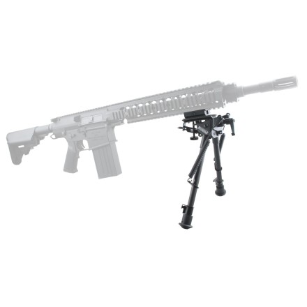 Carbon Fiber 9"-13.5" Swivel Spring Bipod -...
