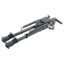 Bipiede swivel spring in carbonio, altezza 9"-13.5" - Vector Optics