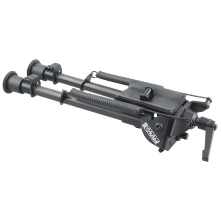Carbon Fiber 9"-13.5" Swivel Spring Bipod -...