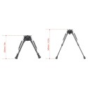 Carbon Fiber 9"-13.5" Swivel Spring Bipod - Vector Optics