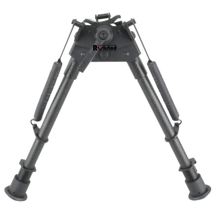 Carbon Fiber 9"-13.5" Swivel Spring Bipod -...