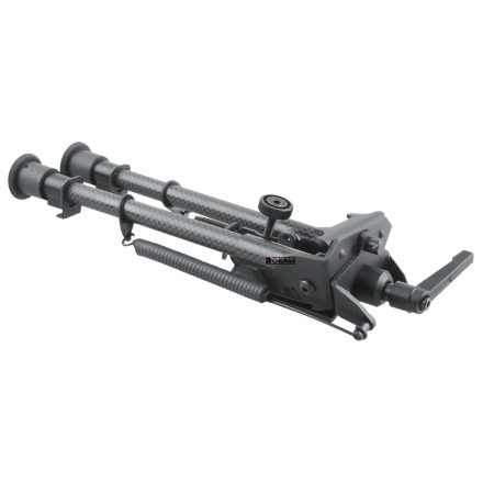 Carbon Fiber 9"-13.5" Swivel Spring Bipod -...