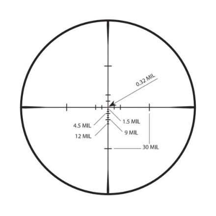 Ottica Strikon VMP 1-4x22 SFP Fiber - Sightmark