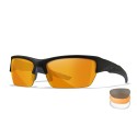 Valor glasses, 3 lenses, black frame - Wiley X