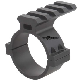Anello con slitta picatinny da 4 slot, Diametro 30mm -...