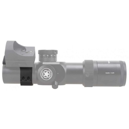 Ring with picatinny rail, 4 slots, Diameter...
