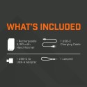 Scaldamani- power bank ricaricabile con torcia integrata - Thaw