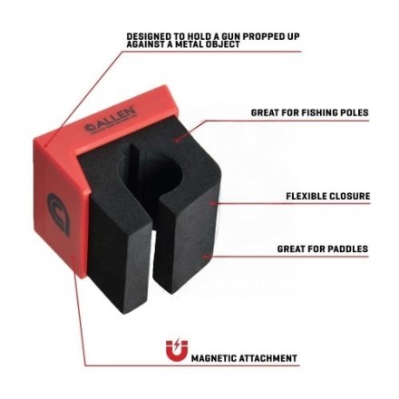 Single gun holder with magnetic attachment -...