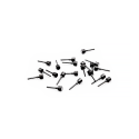 Decapping Pins 1,3mm for Non Tox Cases, Set 20 pz - Eemann Tech