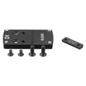 Piastrina per montaggio Red Dot con footprint TEK su coda di rondine per Glock 17 - Vector Optics
