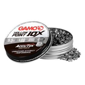 Airgun Pellets ACCUTEK HOLLOW POINT 10X Cal. 5,5, 250 Pcs...