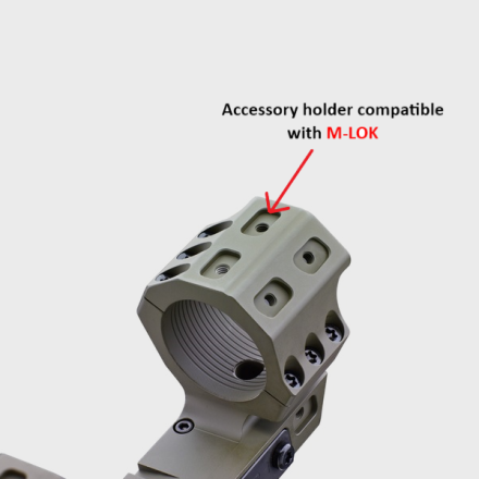 Ultra Tactical cantilever scope mount, Diameter...