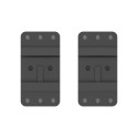 Coppia Anelli Picatinny a Medio Profilo per Montaggio Ottica, D 34mm X-ACCU (Altezza 1.25") - Vector Optics