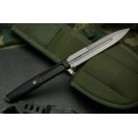 Fixed blade knife REQUIEM M390 black stone washed - Extrema Ratio