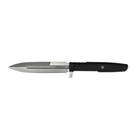 Fixed blade knife REQUIEM M390 black stone washed -... 2