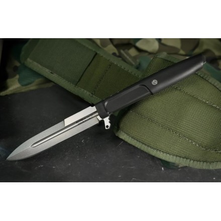 Coltello a lama fissa REQUIEM M390 black stone...