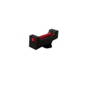 Steel front sight for Glock, height 4.9mm, 1mm optic fiber - Matt Competition Products