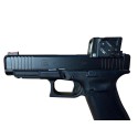 Steel front sight for Glock, height 4.9mm, 1.5mm optic fiber - Matt Competition Products